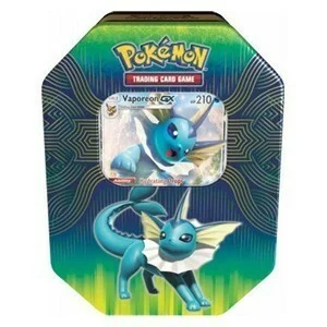 Elemental Power Tins: Vaporeon GX Tin — Pokémon Products