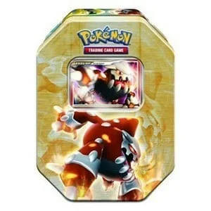 2008 Holiday Collector's Tins: Heatran LV.X Tin — Pokémon Products