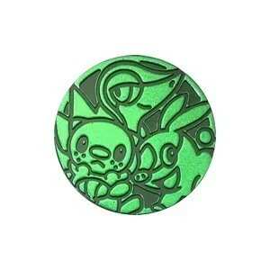 BW Starters Coin (Lawson Original Coin Set) (Green) — Pokémon Products