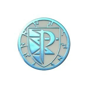 Team Plasma emblem Coin (Team Plasma Box) (Blue) — Pokémon Products