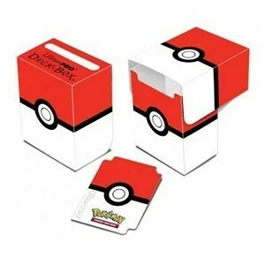 Ultra Pro: Poké Ball Red and White Deck Box — Pokémon Products