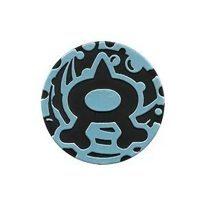 EX Team Magma vs Team Aqua: Team Aqua emblem Coin (Team Aqua Theme Deck) — EX Team Magma vs Team Aqua