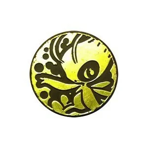 EX Hidden Legends: Celebi Coin (Forest Guardian Theme Deck) — EX Hidden Legends