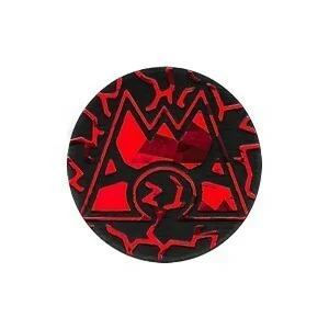 Double Crisis: Team Magma emblem Coin (Blisters) (Cracked Ice Foil) — Double Crisis