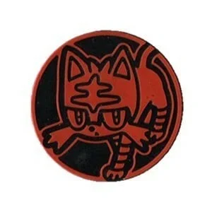 Sun & Moon: Litten Coin (Roaring Heat Theme Deck) — Sun & Moon