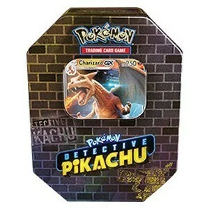 Detective Pikachu Tins: Charizard GX Tin — Detective Pikachu