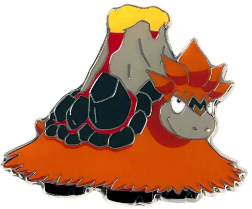 Mega Camerupt Pin — Sun & Moon Merchandise