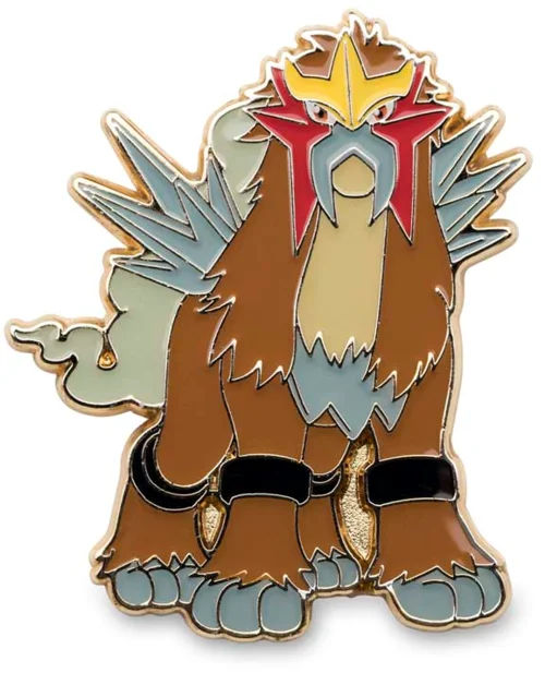 Entei Pin — Sun & Moon Merchandise