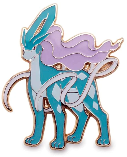 Suicune Pin — Sun & Moon Merchandise