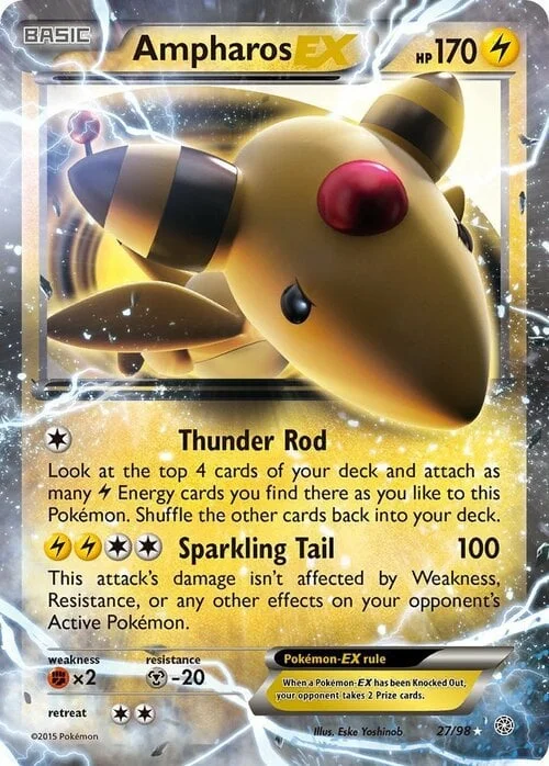 Ampharos EX — Ancient Origins