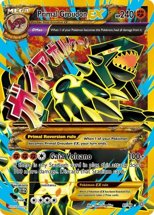 M Primal Groudon ex — Ancient Origins