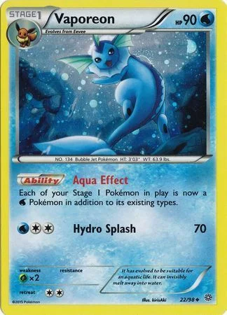 Vaporeon — Theme Deck & Blisters Exclusives