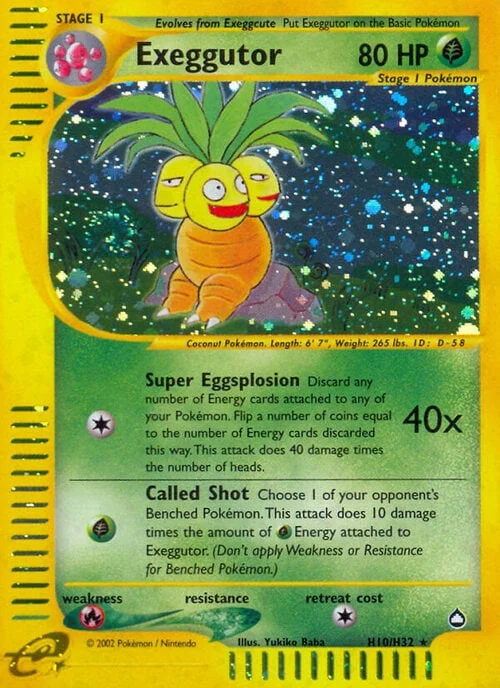 Exeggutor — Aquapolis