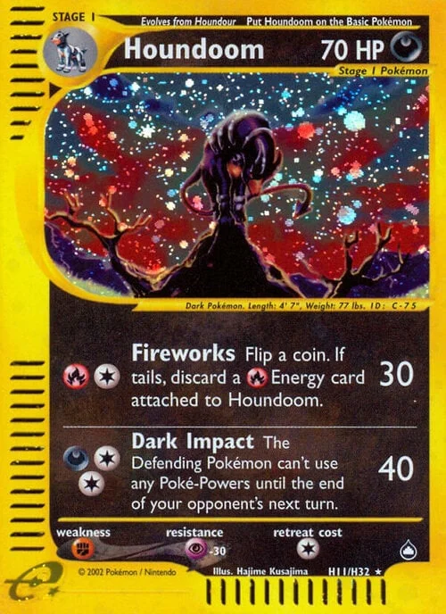 Houndoom — Aquapolis