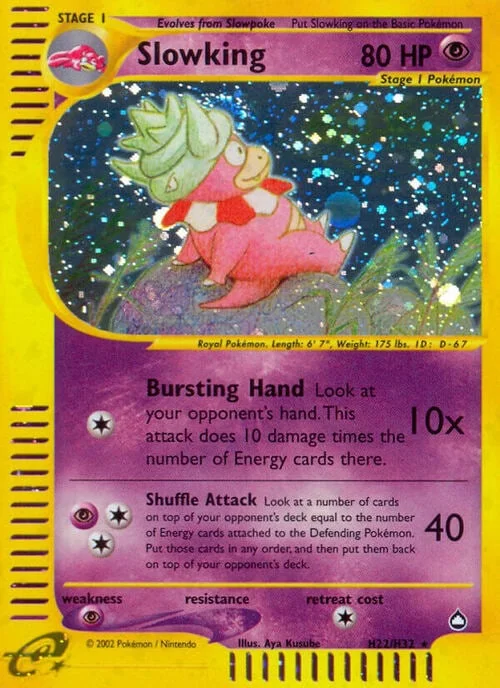 Slowking — Aquapolis