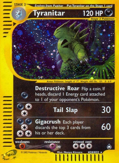 Tyranitar — Aquapolis