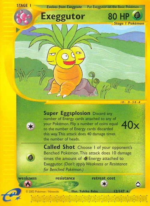 Exeggutor — Aquapolis