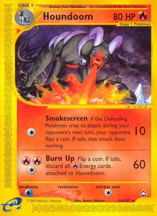 Houndoom — Aquapolis