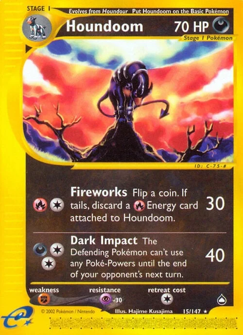 Houndoom — Aquapolis