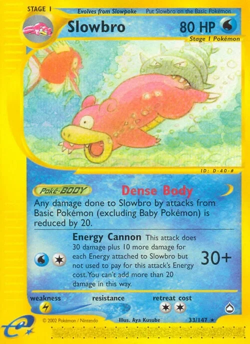 Slowbro — Aquapolis