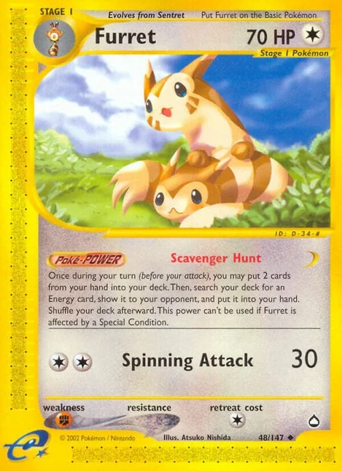 Furret — Aquapolis