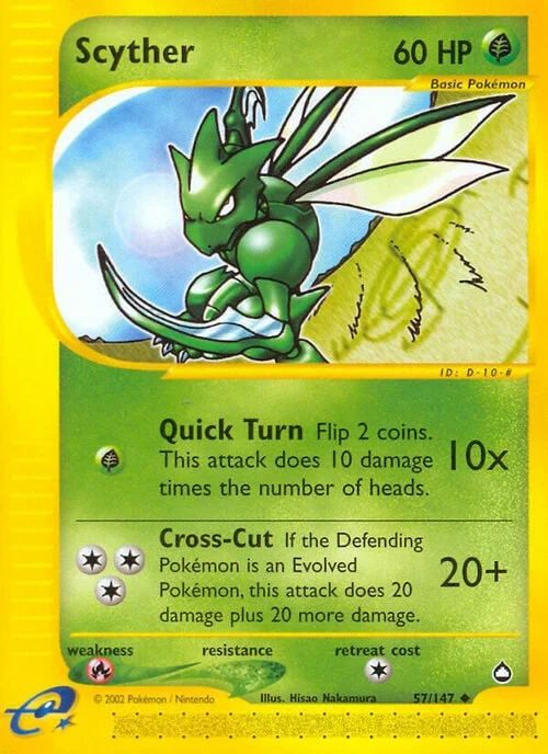 Scyther — Aquapolis