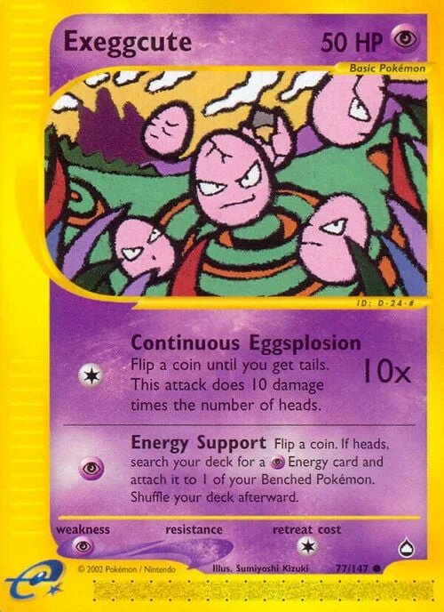 Exeggcute — Aquapolis