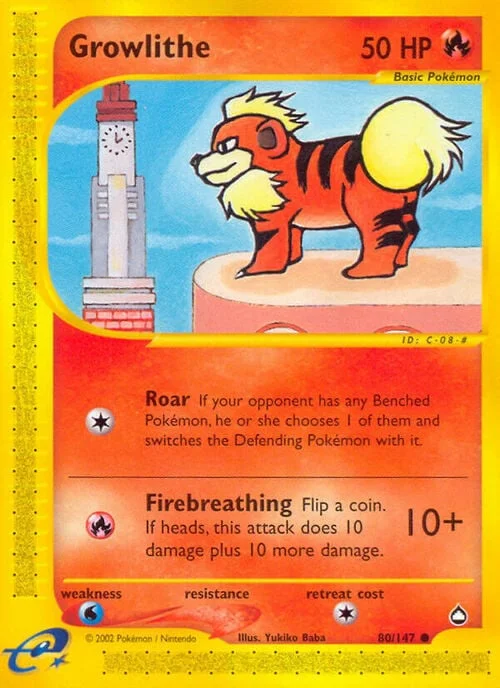 Growlithe — Aquapolis