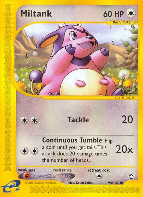 Miltank — Aquapolis