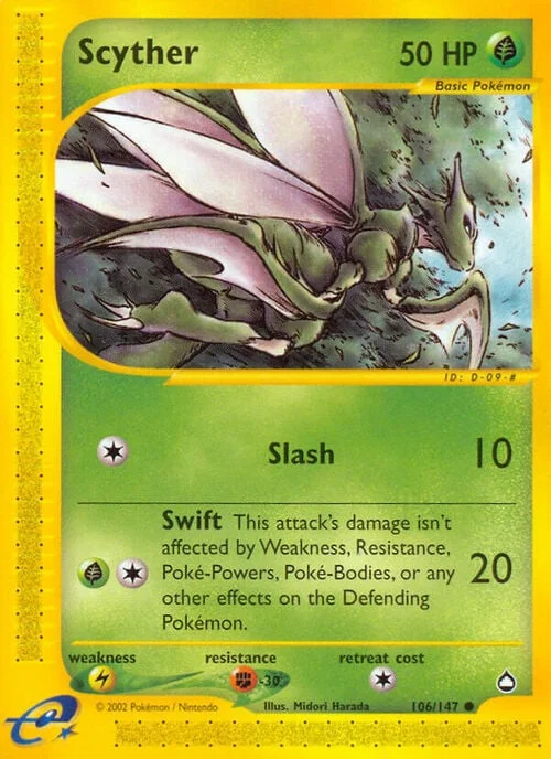 Scyther — Aquapolis