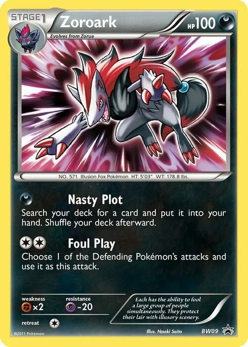 Zoroark — BW Black Star Promos