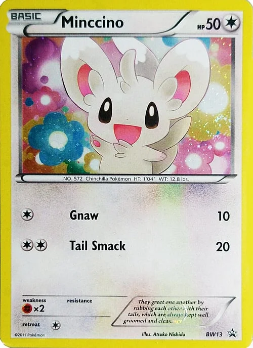 Minccino — BW Black Star Promos