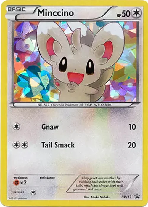Minccino — BW Black Star Promos