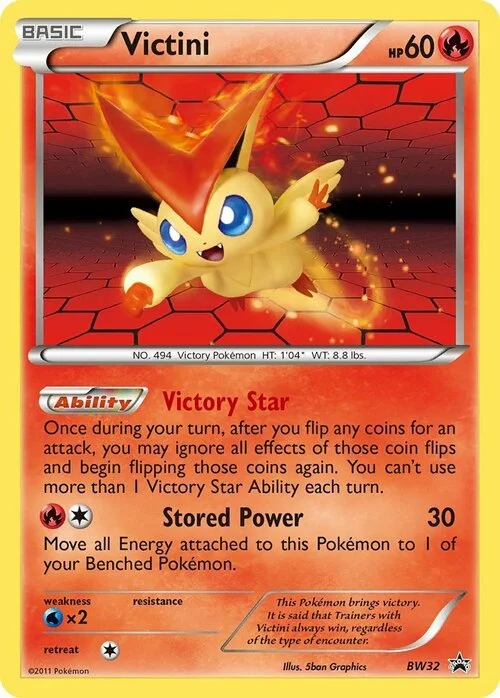 Victini — BW Black Star Promos