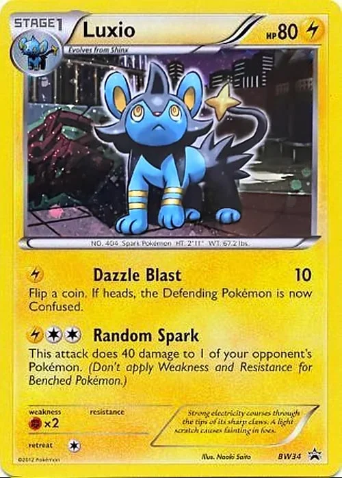 Luxio — BW Black Star Promos