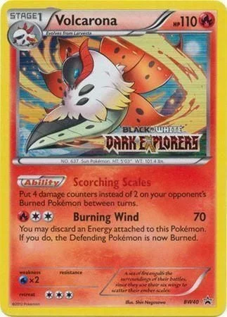 Volcarona — BW Black Star Promos