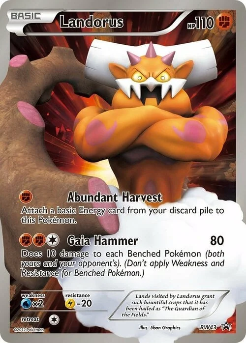 Landorus — BW Black Star Promos