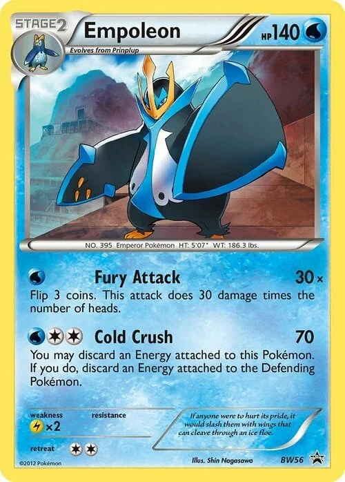 Empoleon — BW Black Star Promos