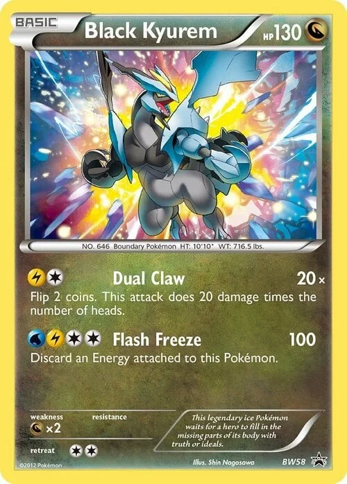Black Kyurem — BW Black Star Promos