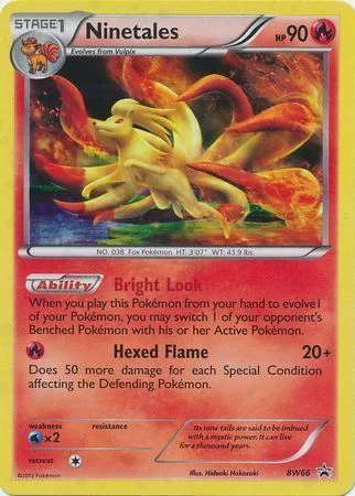 Ninetales — BW Black Star Promos