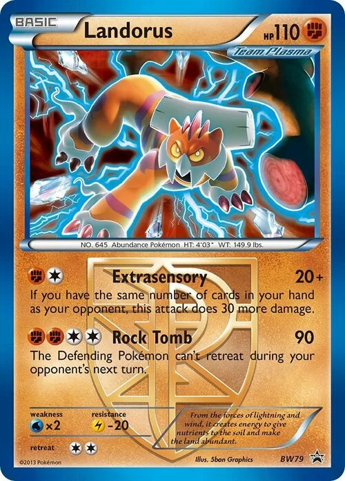Landorus — BW Black Star Promos