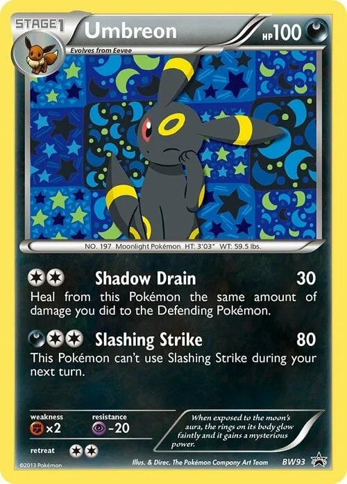 Umbreon — BW Black Star Promos