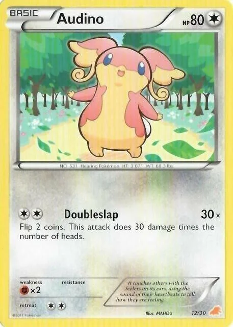 Audino — BW Trainer Kit Excadrill