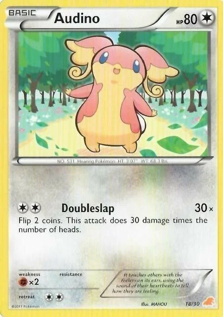 Audino — BW Trainer Kit Excadrill