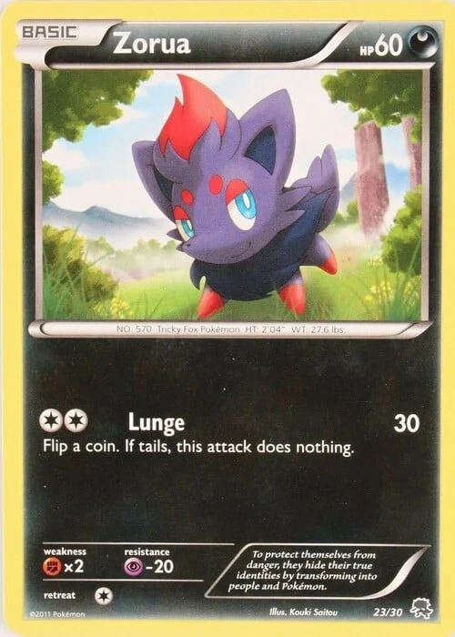 Zorua — BW Trainer Kit Zoroark
