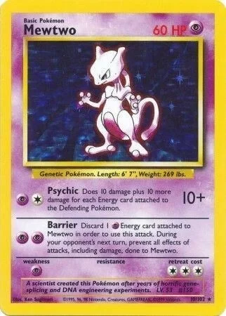 Mewtwo — Base Set
