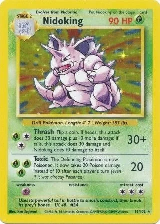 Nidoking — Base Set