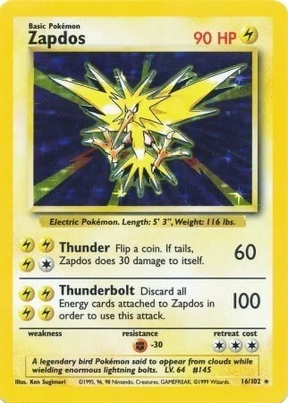 Zapdos — Base Set