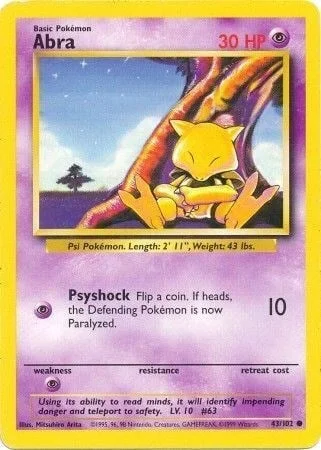Abra — Base Set