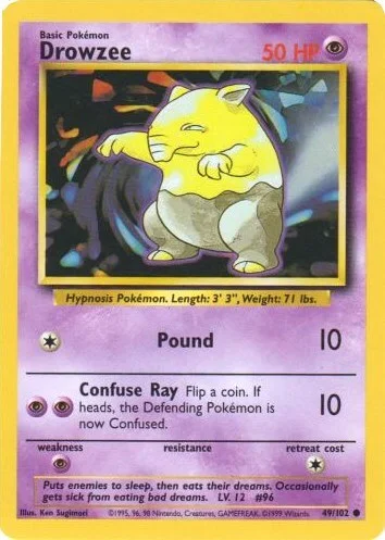 Drowzee — Base Set